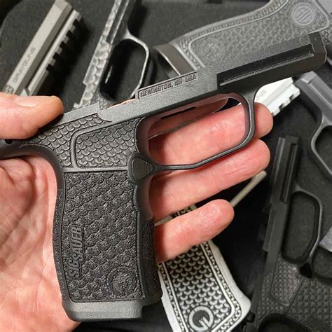 We pushed innovation through our "out of the box" approach to R&D and came up with a novel system that turns an already impressive capacity dense firearm into a weapon. . P365 xl grip module custom
